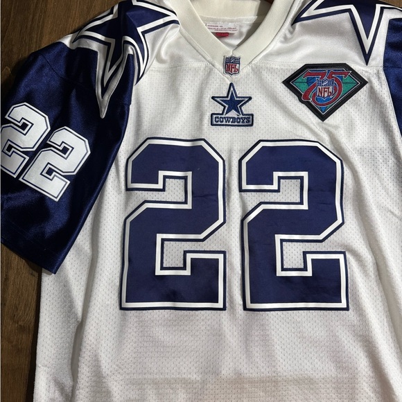 Mitchell & Ness E. Smith cowboys jersey